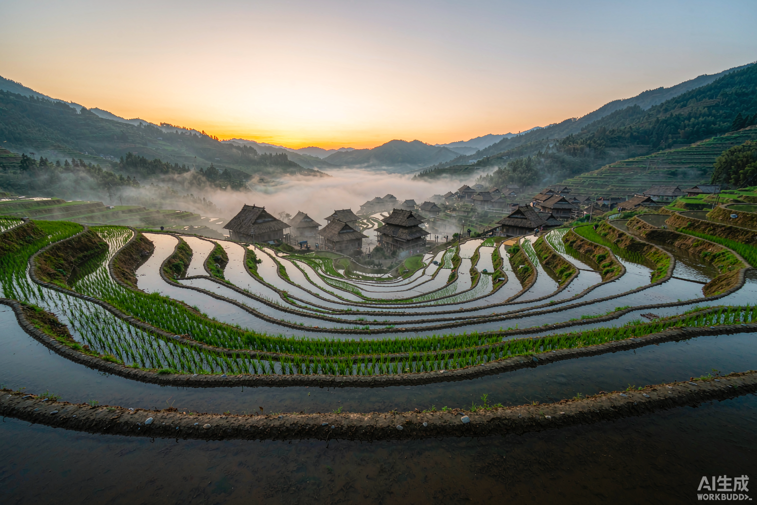 Jiabang terraces, Guizhou